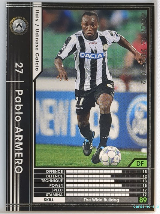 Panini WCCF Football WCCF/2011-2012-242/384 N Pablo ARMER0 Trading Card NM