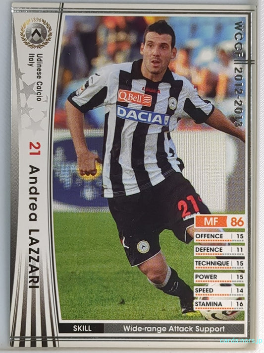 Panini WCCF Football WCCF/2012-2013-250/384 N Andrea LAZZARI Trading Card NM