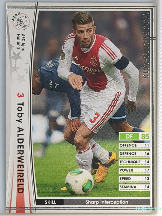 Panini WCCF Football WCCF/2012-2013-146/384 N Toby ALDERWEIRELD Trading Card NM