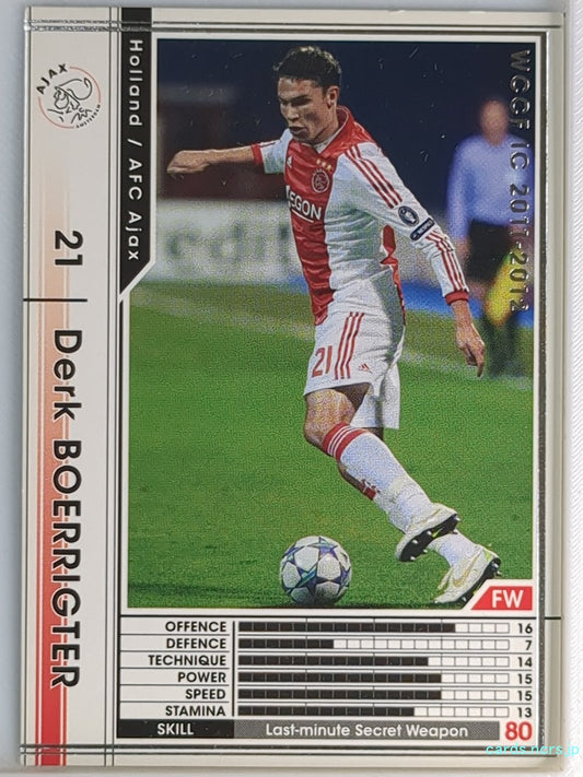 Panini WCCF Football WCCF/2011-2012-157/384 N Derk BOERRIGTER Trading Card NM