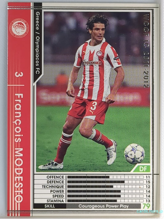 Panini WCCF Football WCCF/2011-2012-134/384 N Francois MODESTO Trading Card NM