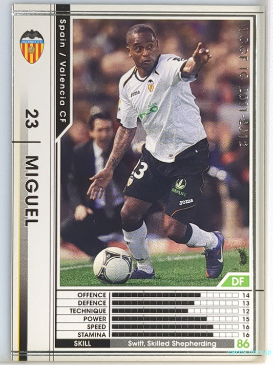 Panini WCCF Football WCCF/2011-2012-341/384 N Miguel Trading Card NM