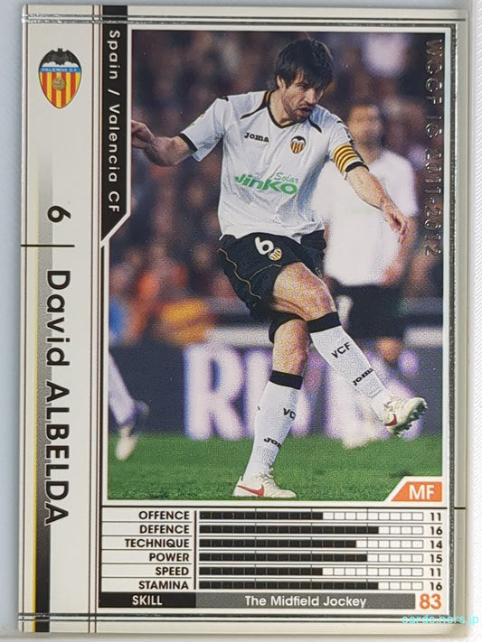 Panini WCCF Football WCCF/2011-2012-344/384 N David ALBELDA Trading Card NM