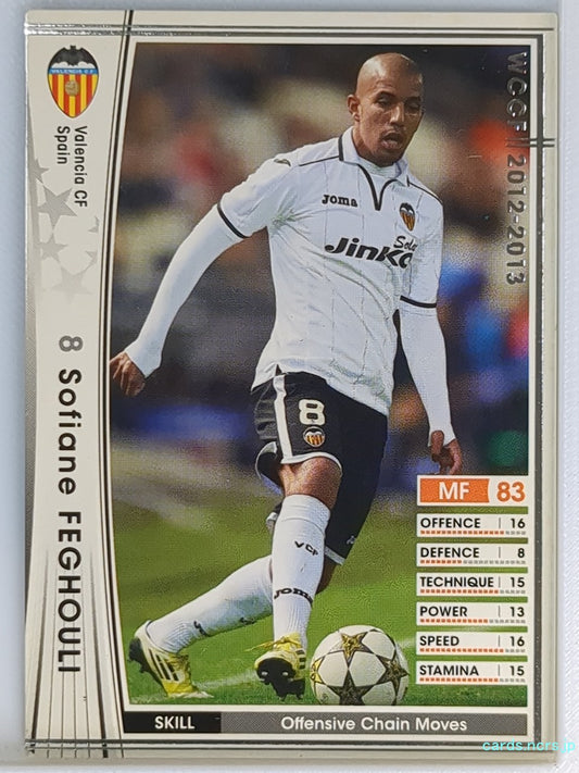 Panini WCCF Football WCCF/2012-2013-376/384 N Sofiane Feghouli Trading Card NM