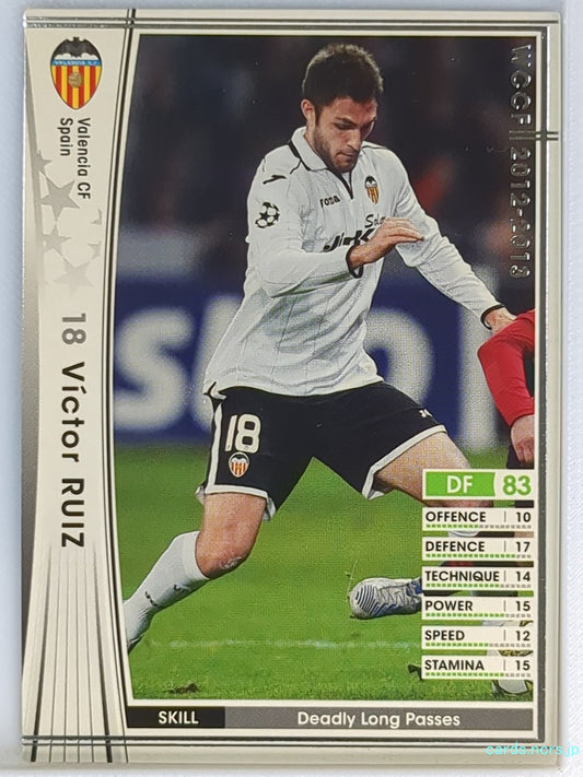 Panini WCCF Football WCCF/2012-2013-374/384 N Victor RUIZ Trading Card NM