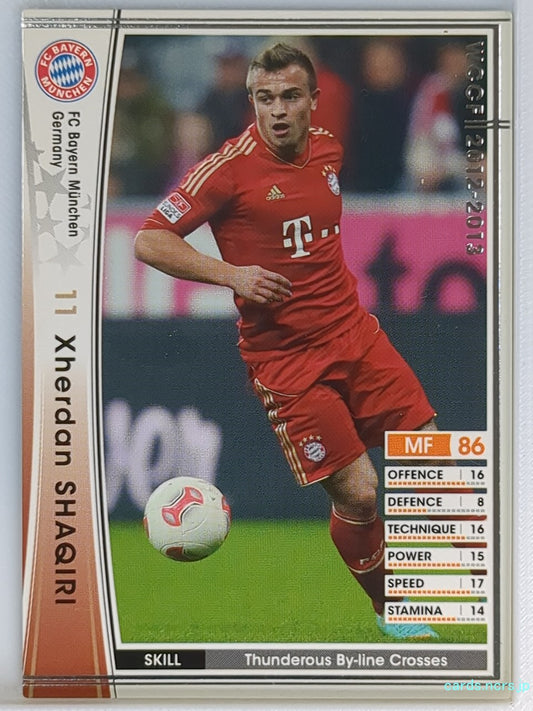 Panini WCCF Football WCCF/2012-2013-125/384 N Xherdan Shaqiri Trading Card NM