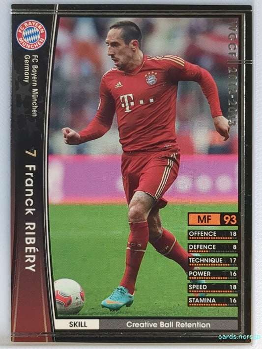 Panini WCCF Football WCCF/2012-2013-122/384 N Franck Ribery Trading Card NM