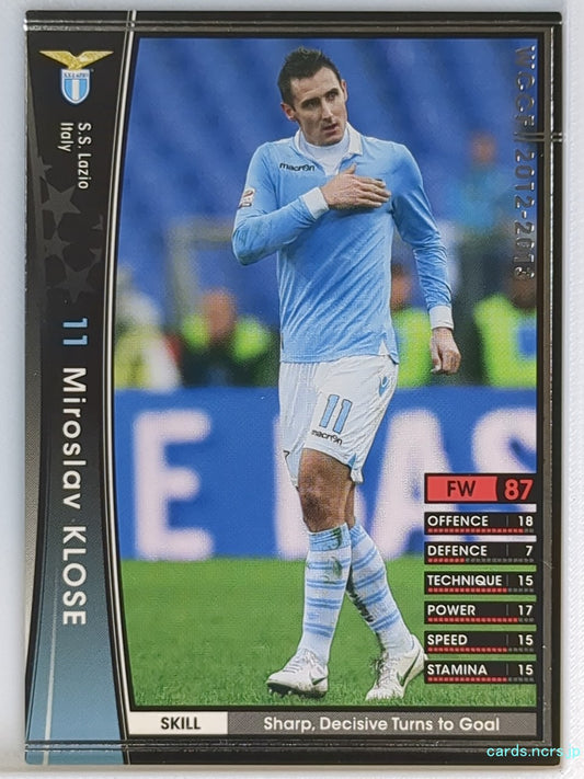 Panini WCCF Football WCCF/2012-2013-239/384 N Miroslav Klose Trading Card NM