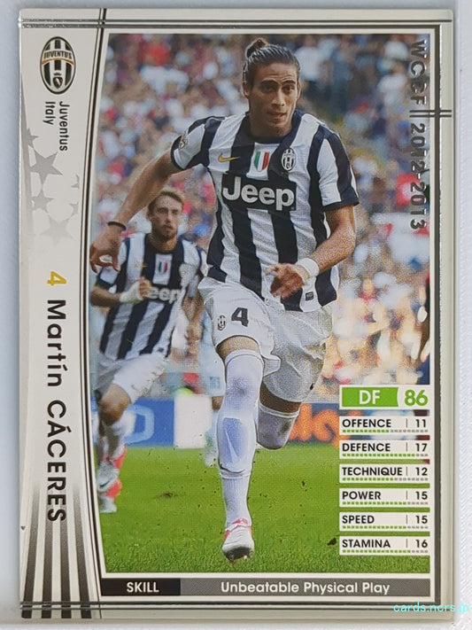 Panini WCCF Football WCCF/2012-2013-212/384 N Martin Caceres Trading Card NM