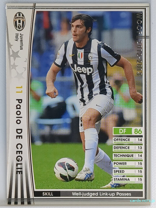 Panini WCCF Football WCCF/2012-2013-214/384 N Paolo DE CEGLIE Trading Card NM