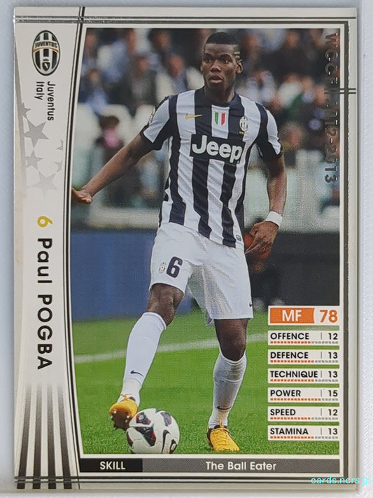 Panini WCCF Football WCCF/2012-2013-219/384 N Paul POGBA Trading Card NM