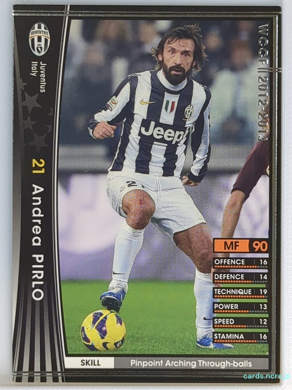 Panini WCCF Football WCCF/2012-2013-218/384 N Andrea PIRLO Trading Card EX