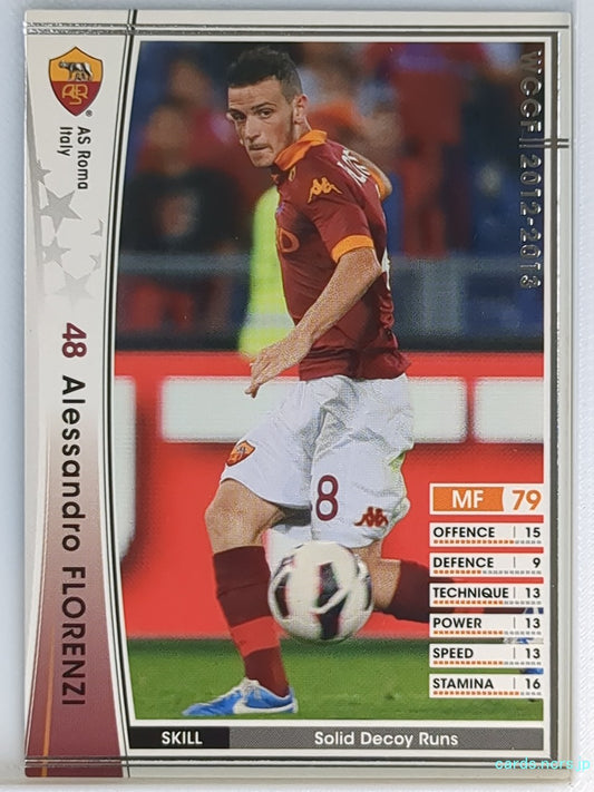Panini WCCF Football WCCF/2012-2013-185/384 N Alessandro FLORENZI Trading Card N