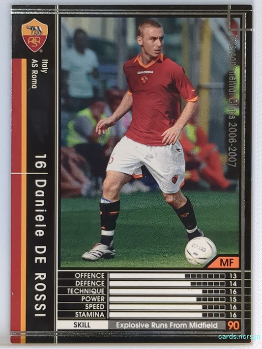 Panini WCCF Football WCCF/2006-2007-296/384 N Daniele DE ROSSI Trading Card EX