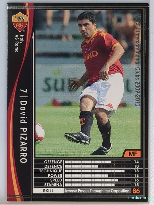Panini WCCF Football WCCF/2009-2010-236/384 N David PIZARRO Trading Card EX