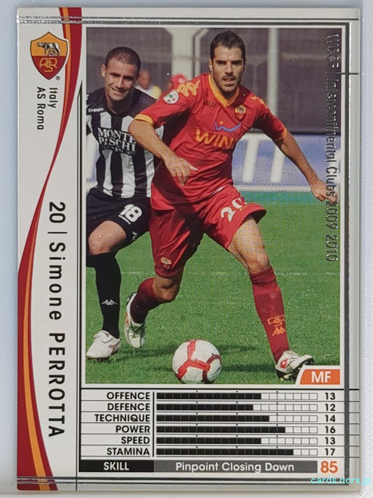 Panini WCCF Football WCCF/2009-2010-235/384 N Simone PERROTTA Trading Card EX