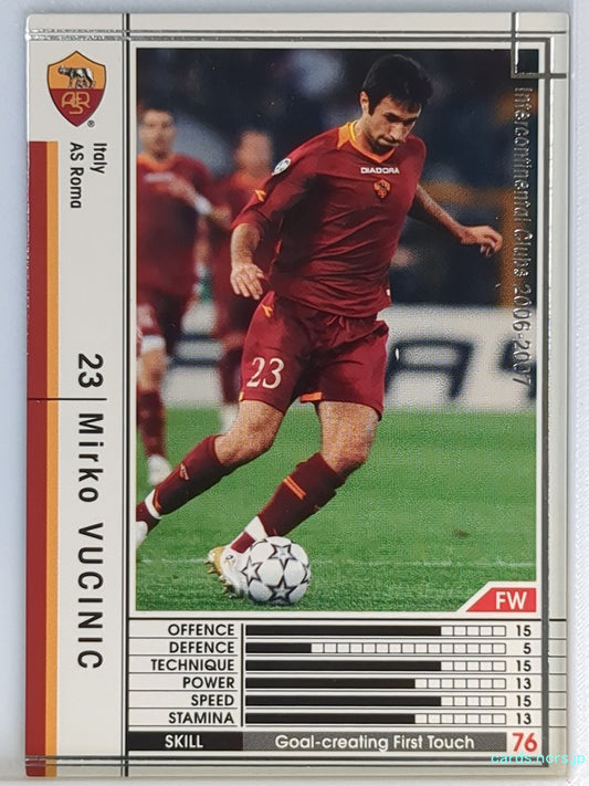 Panini WCCF Football WCCF/2006-2007-304/384 N Mirko Vucinic Trading Card EX