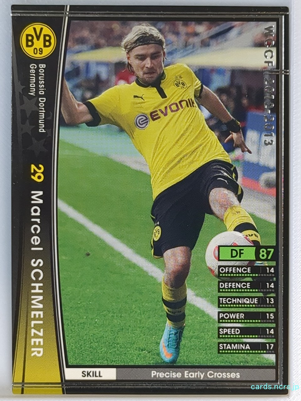 Panini WCCF Football WCCF/2012-2013-101/384 N Marcel Schmelzer Trading Card NM
