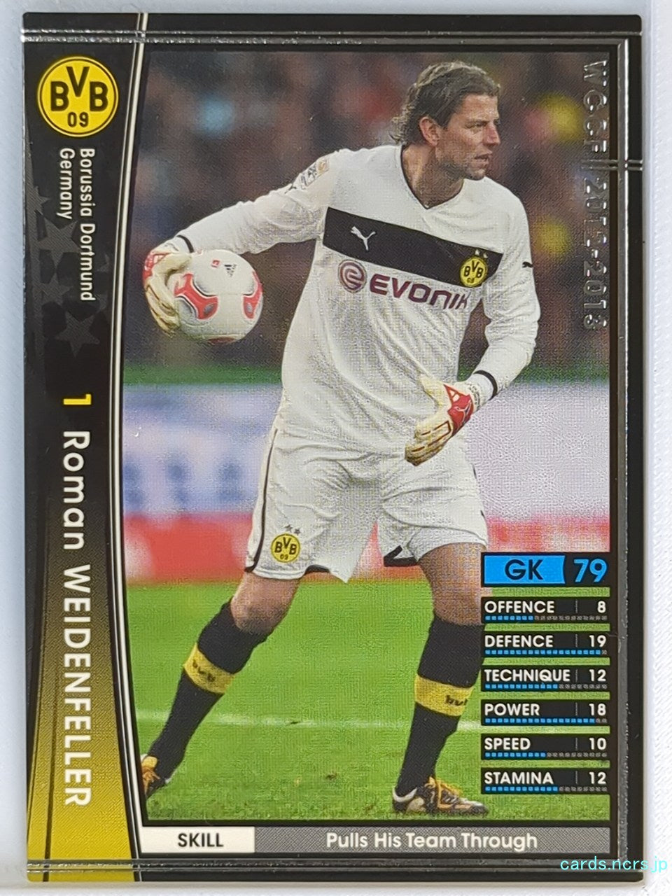 Panini WCCF Football WCCF/2012-2013-097/384 N Roman Weidenfeller Trading Card NM