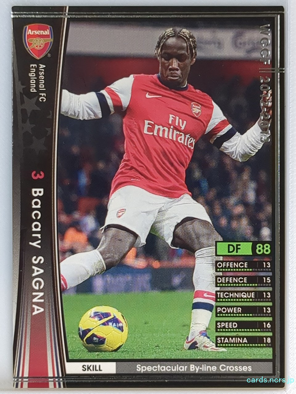 Panini WCCF Football WCCF/2012-2013-006/384 N Bacary Sagna Trading Card EX