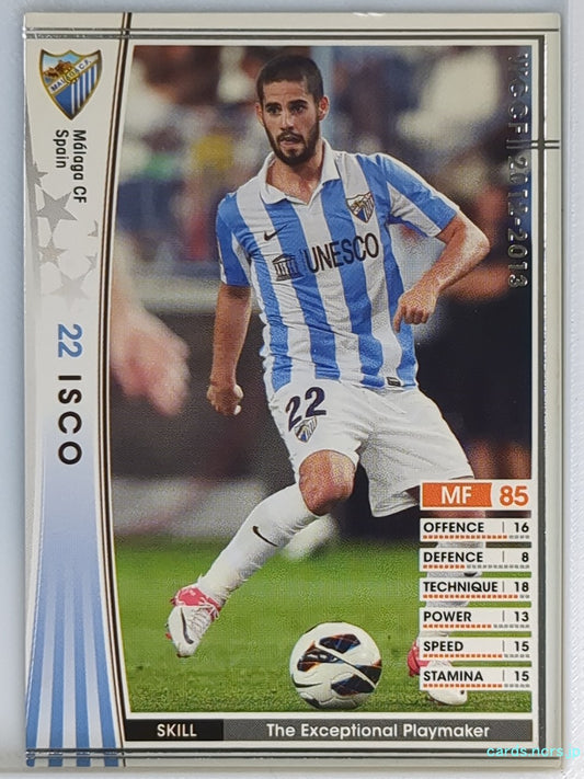 Panini WCCF Football WCCF/2012-2013-345/384 N ISCO Trading Card EX