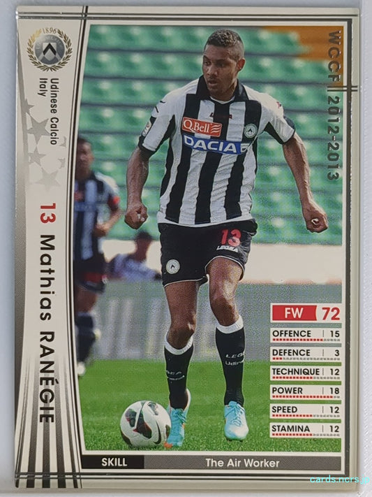 Panini WCCF Football WCCF/2012-2013-256/384 N Mathias Ranegie Trading Card EX