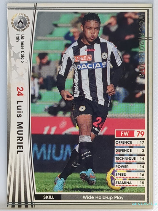 Panini WCCF Football WCCF/2012-2013-255/384 N Luis Muriel Trading Card EX