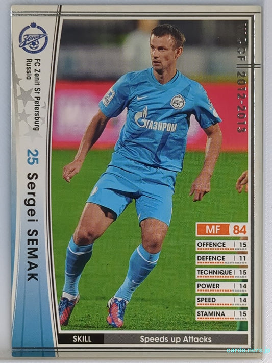 Panini WCCF Football WCCF/2012-2013-298/384 N Sergei Semak Trading Card EX