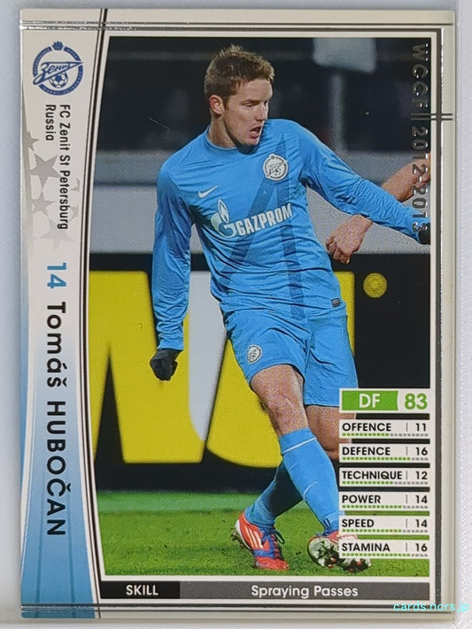 Panini WCCF Football WCCF/2012-2013-293/384 N Tomas Hubocan Trading Card EX