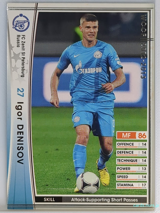 Panini WCCF Football WCCF/2012-2013-296/384 N Igor Denisov Trading Card NM