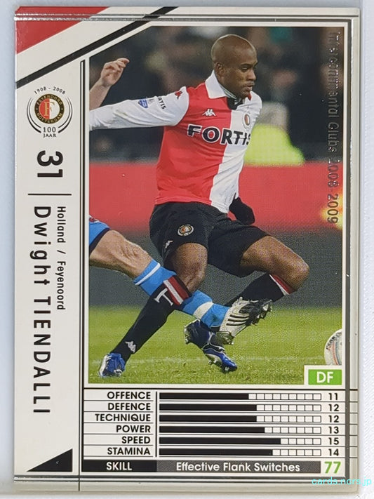 Panini WCCF Football WCCF/2008-2009-181/352 N Dwight Tiendalli Trading Card EX