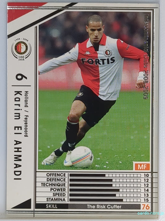 Panini WCCF Football WCCF/2008-2009-184/352 N Karim El Ahmadi Trading Card EX
