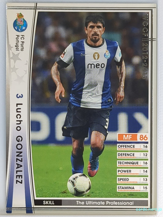 Panini WCCF Football WCCF/2012-2013-266/384 N Lucho Gonzalez Trading Card EX