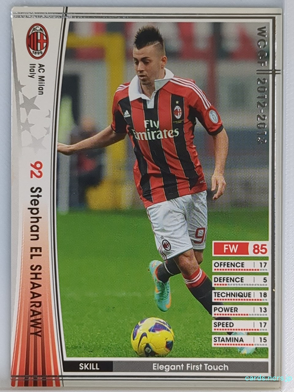 Panini WCCF Football WCCF/2012-2013-174/384 N Stephan EL SHAARAWY Trading Card EX