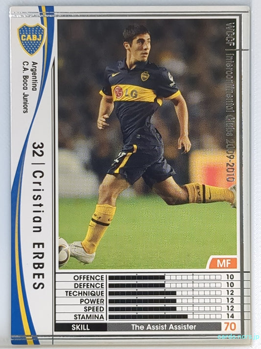 Panini WCCF Football WCCF/2009-2010-009/384 N Cristian ERBES Trading Card EX