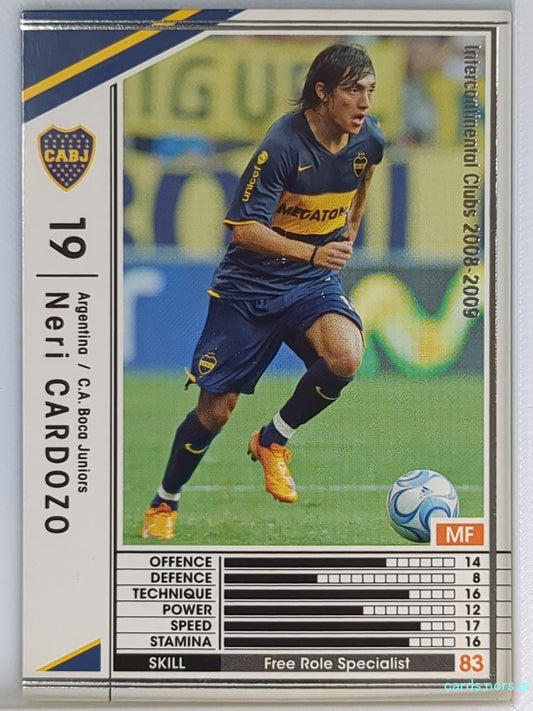 Panini WCCF Football WCCF/2008-2009-007/352 N Neri CARDOZO Trading Card EX