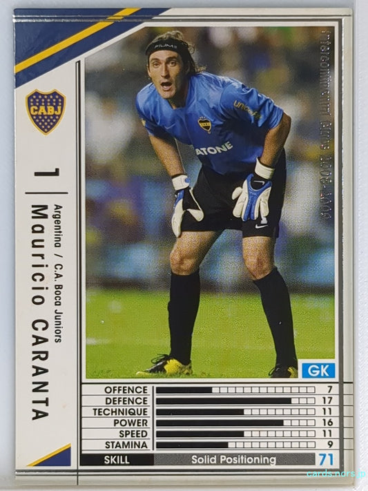Panini WCCF Football WCCF/2008-2009-001/352 N Mauricio CARANTA Trading Card EX