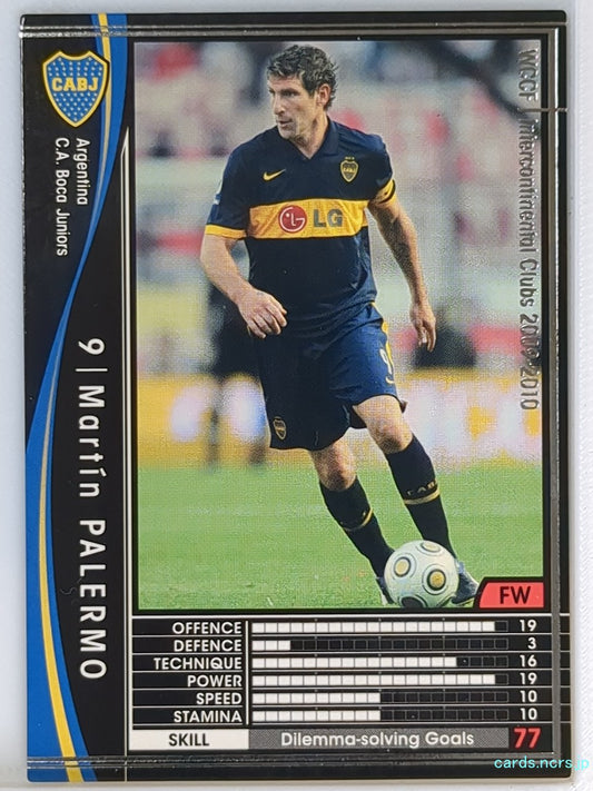 Panini WCCF Football WCCF/2009-2010-015/384 N Martin PALERMO Trading Card NM