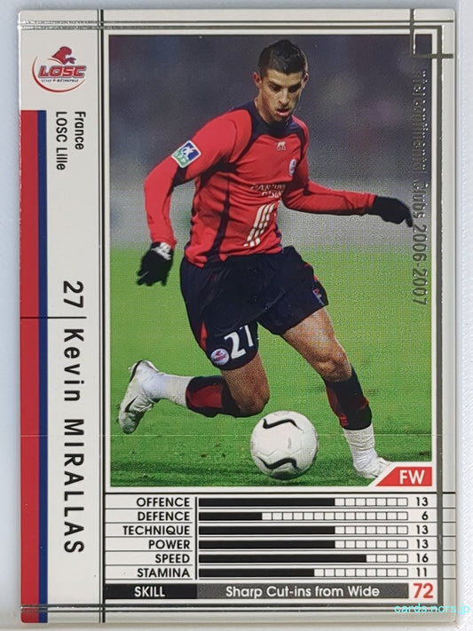 Panini WCCF Football WCCF/2005-2006-174/384 N Kevin MIRALLAS Trading Card NM