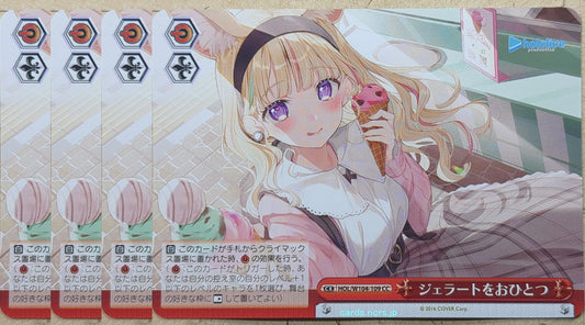 Weiss Schwarz Hololive HOL/W104-109CC-4P CC  Trading Card 4pcs