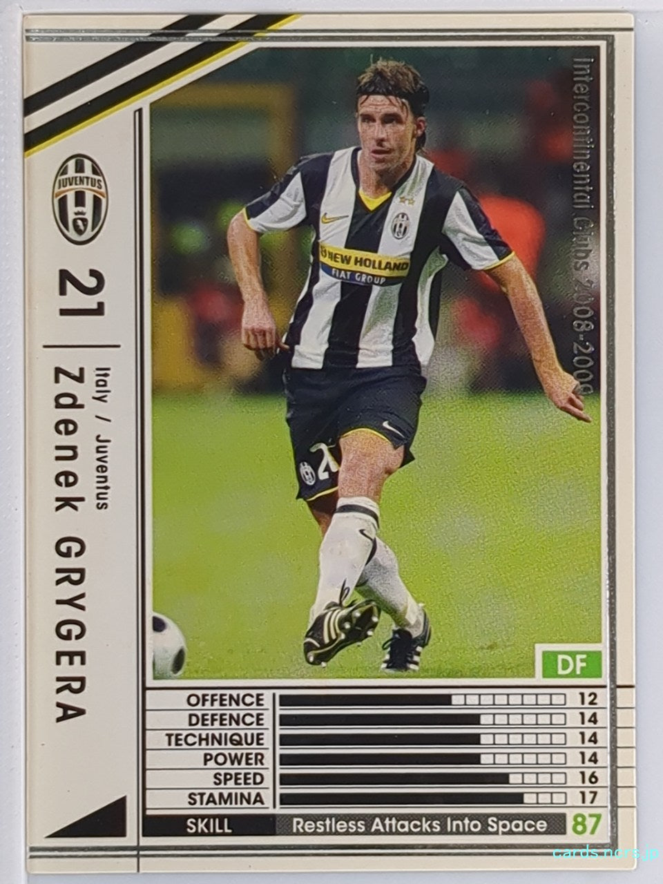 Panini WCCF Football WCCF/2008-2009-260/352 N Zdenek GRYGERA Trading Card NM