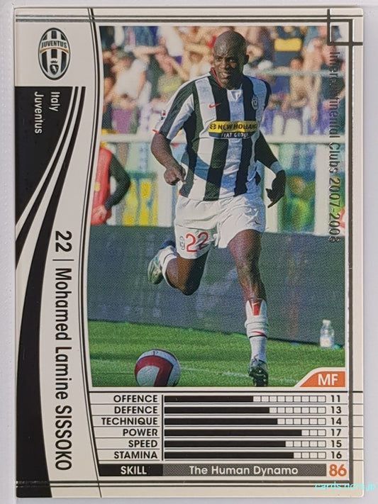 Panini WCCF Football WCCF/2007-2008-283/336 N Mohamed Lamine SISSOKO Trading Card NM