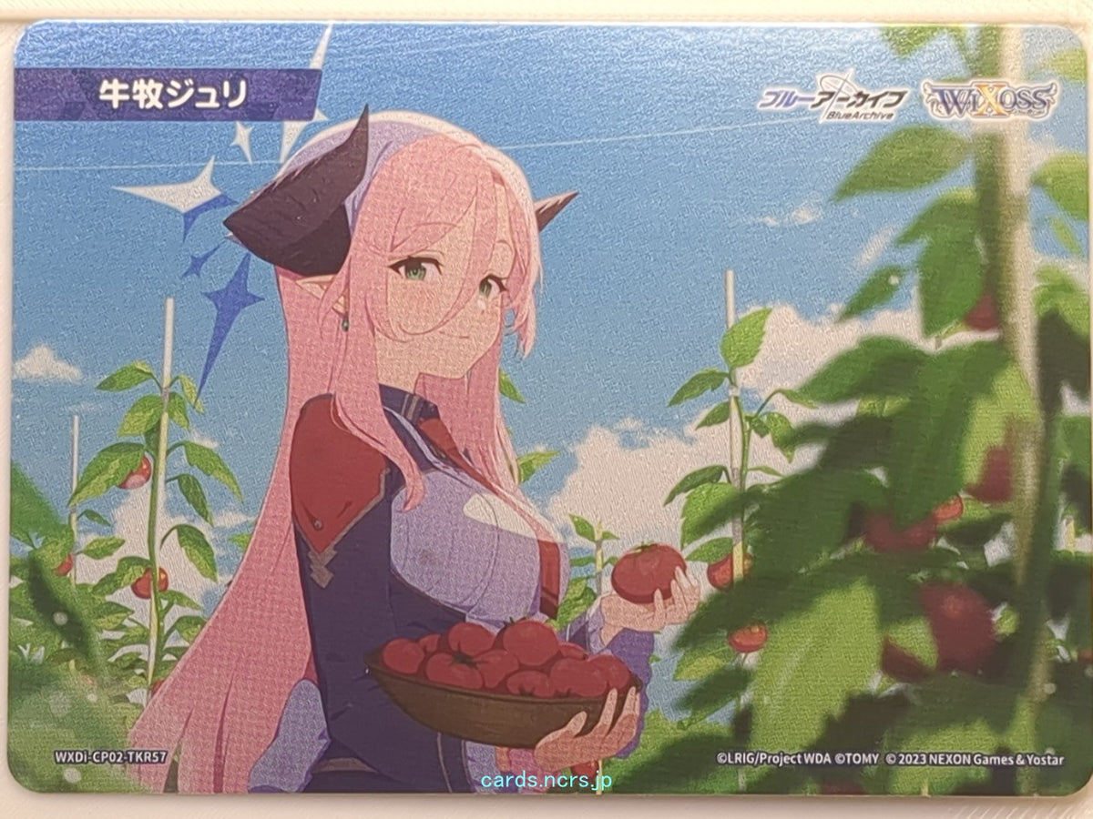 Wixoss W Blue Archive WXDi-CP02-TKR57 L Juri Trading Card NM