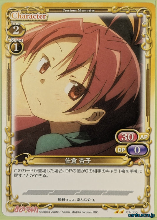Precious Memories Madoka Magica PM/MAD-01-065 2 Star Kyoko Sakura Trading Card NM