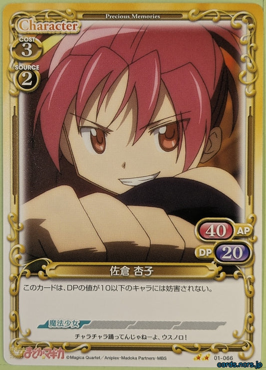 Precious Memories Madoka Magica PM/MAD-01-066 2 Star Kyoko Sakura Trading Card NM