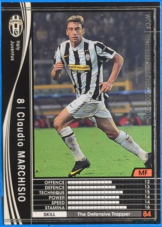 Panini WCCF Football WCCF/2009-2010-267/384 N Claudio MARCHISIO Trading Card NM