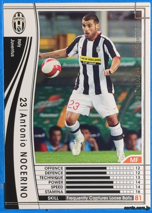 Panini WCCF Football WCCF/2007-2008-281/336 N Antonio Nocerino Trading Card NM