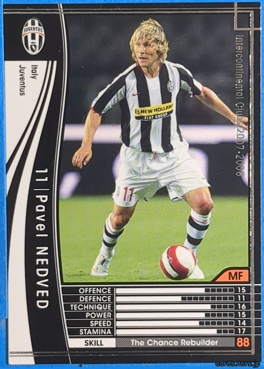 Panini WCCF Football WCCF/2007-2008-280/336 N Pavel Nedvěd Trading Card NM