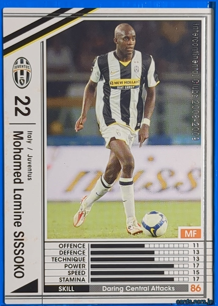Panini WCCF Football WCCF/2008-2009-269/352 N Mohamed Lamine SISSOKO Trading Card NM