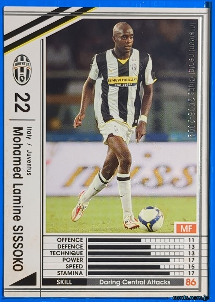 Panini WCCF Football WCCF/2005-2006-269/352 N Mohamed Lamine SISSOKO Trading Card NM